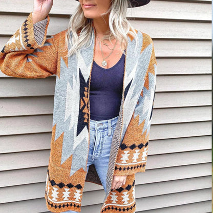 Design Geometric Cardigan