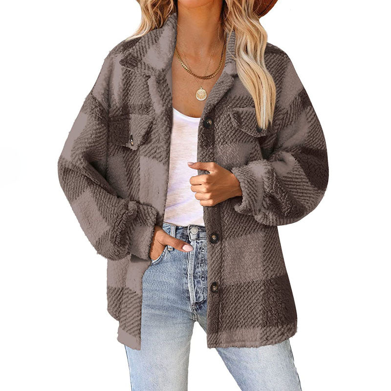 Plaid for Casual Coat Wear