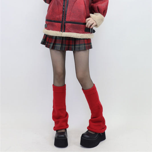 Knit Flared Wide Leg Leg Warmers