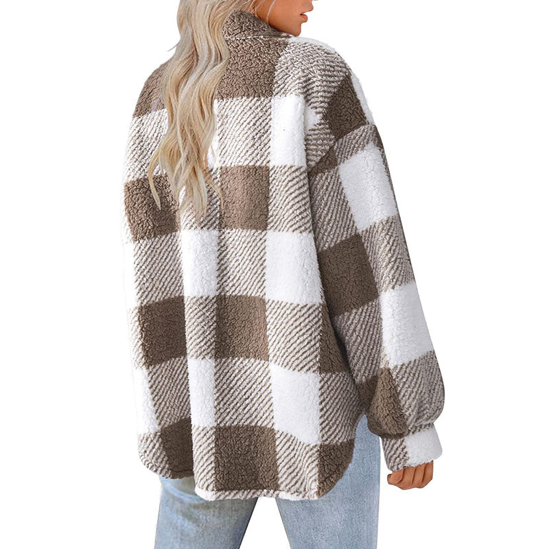 Plaid for Casual Coat Wear