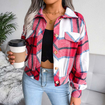 Plaid Retro Coat