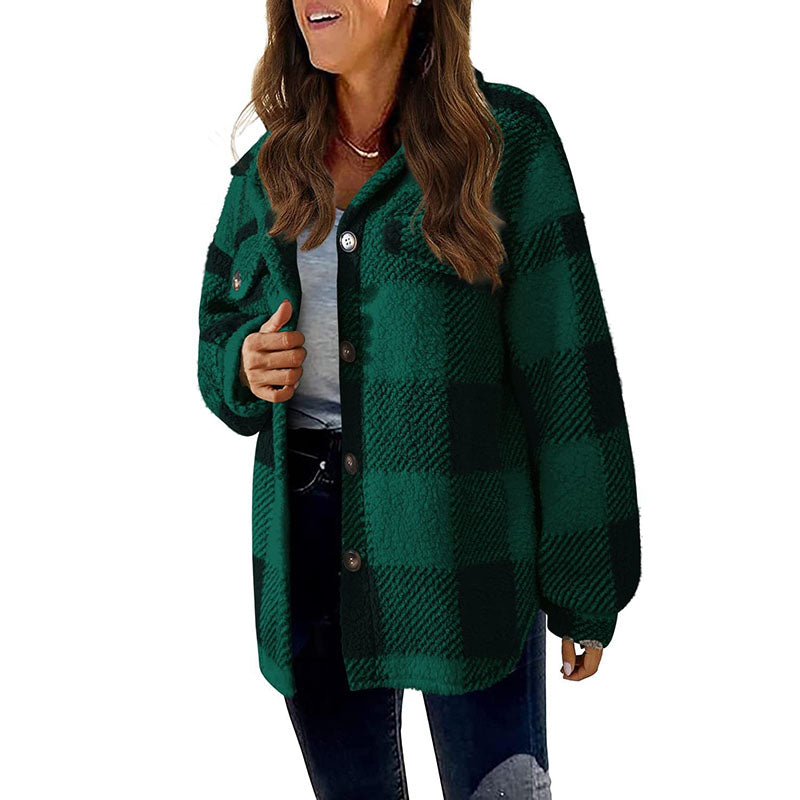 Plaid for Casual Coat Wear