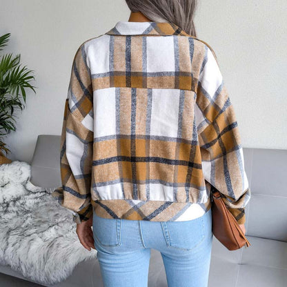 Plaid Retro Coat