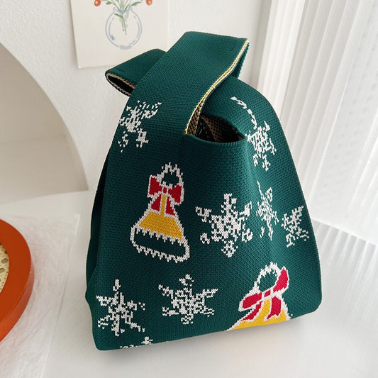 Knitted Handheld Candy Gift Packaging Bag