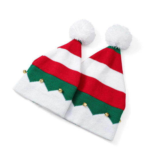 Knit Jingle Bell Beanie Hat