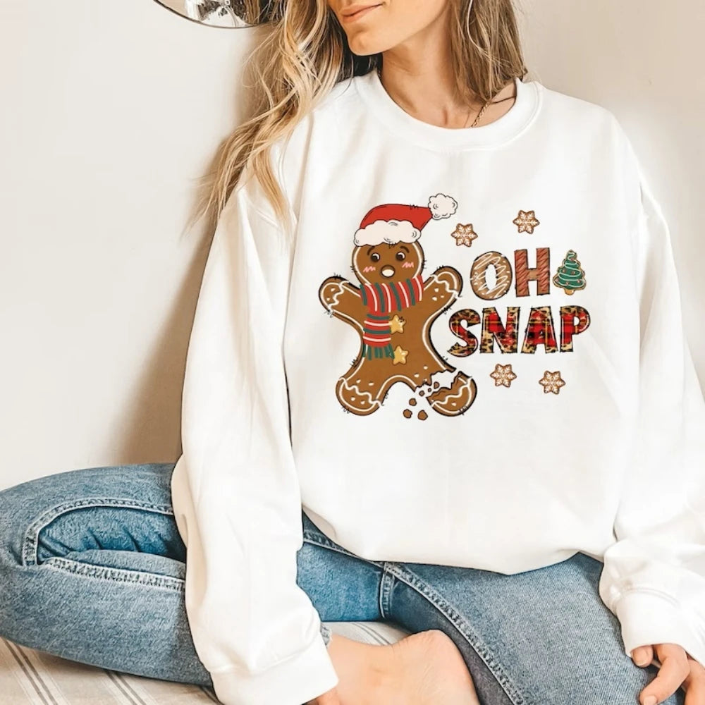 Gingerbread Christmas Cookie Cute Funny Kawaii Holiday Season Christmas Hoodie