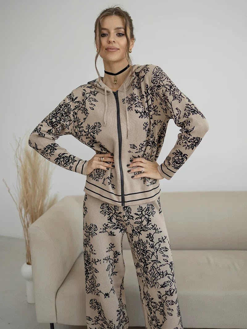 Romana Knitted Stylish Two Piece Set