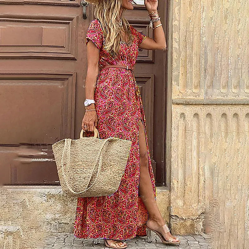 Elegant Evening Summer Long Boho Dress