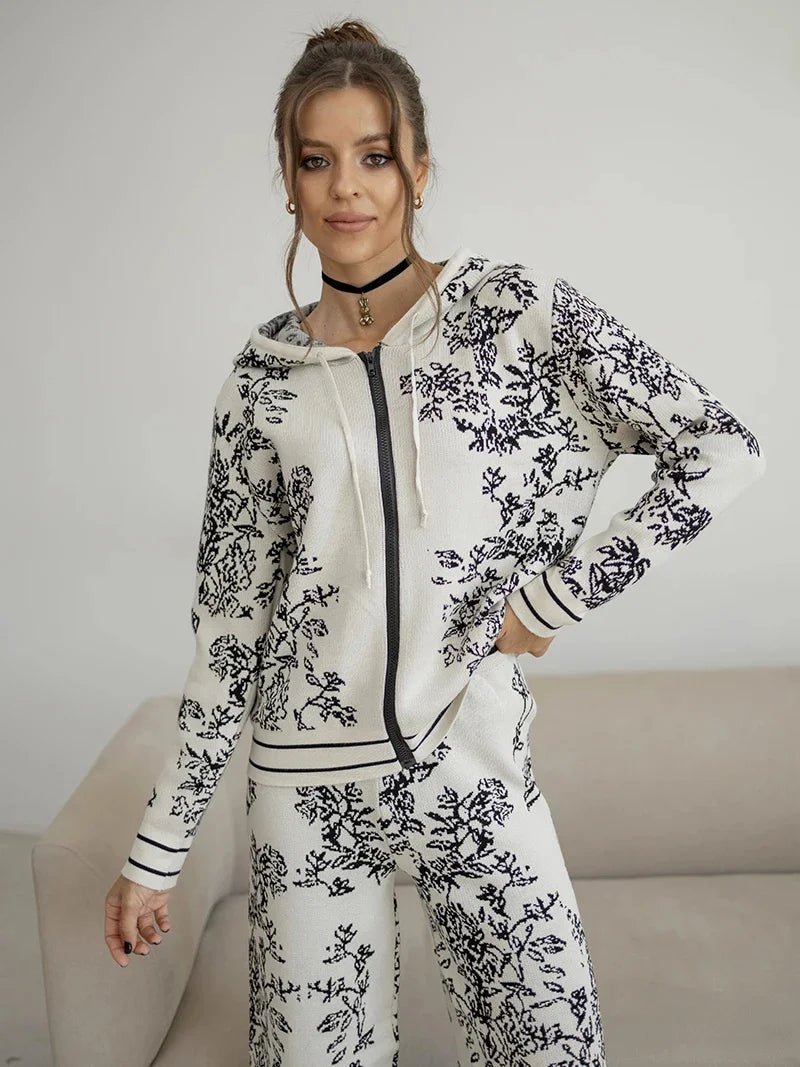 Romana Knitted Stylish Two Piece Set