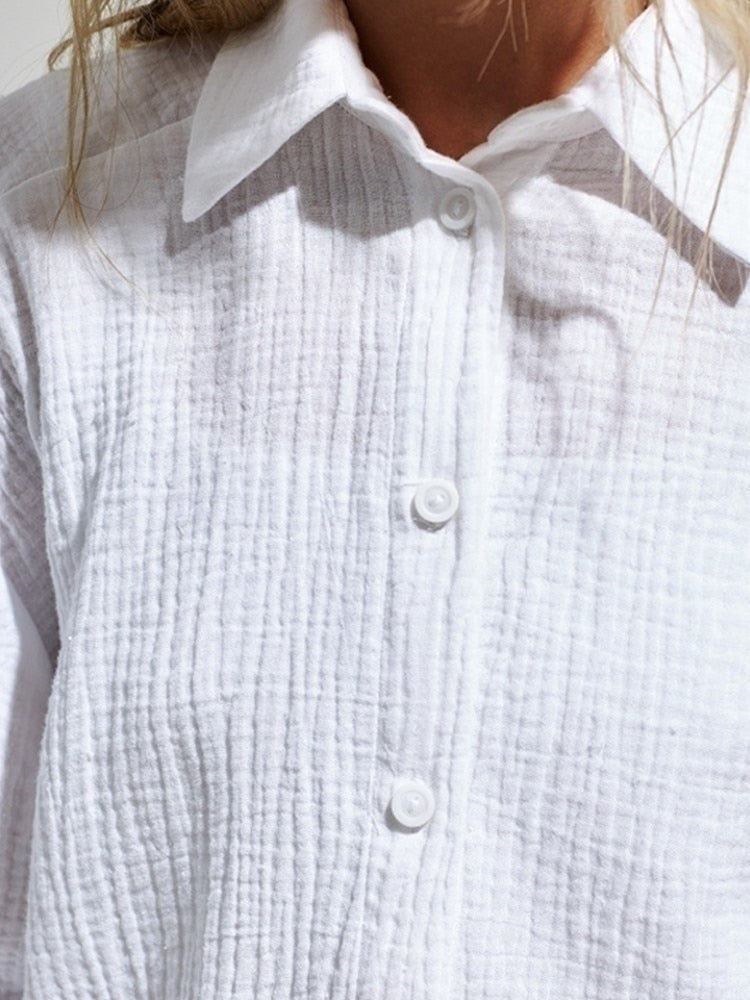 Dinora Button-Up Shirt Tops & Blouses