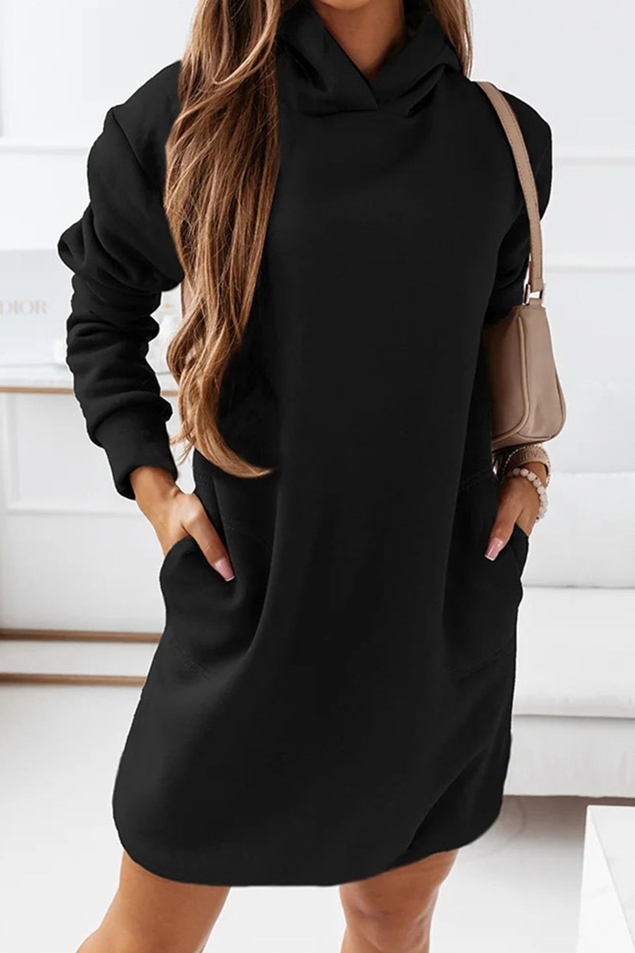 Hooded Mini Dress