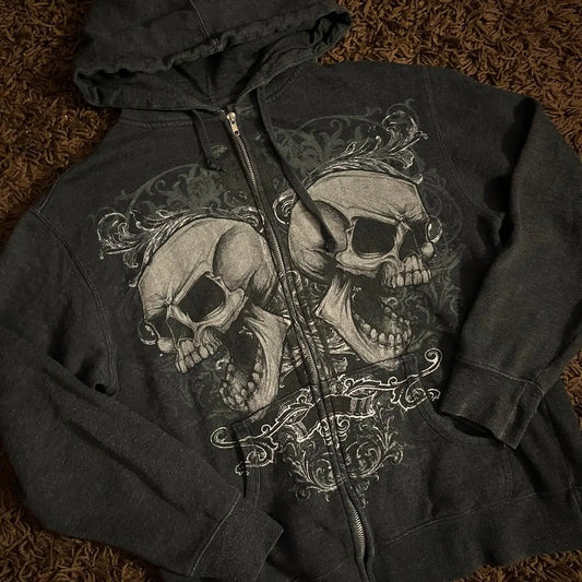 Joker Print Fleece Hoodie