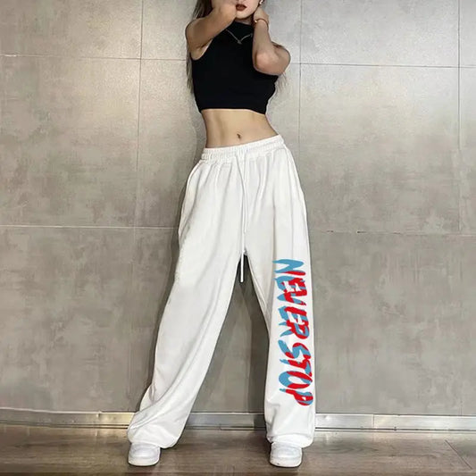 Elastic Waist Casual Jogging Pants