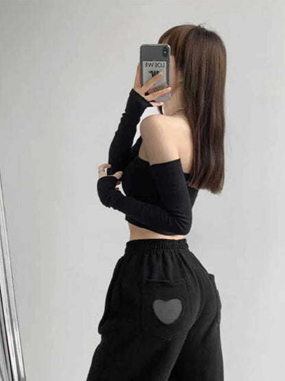 Streetwear Sexy Camis Tube Summer Skinny Harajuku Crop Top