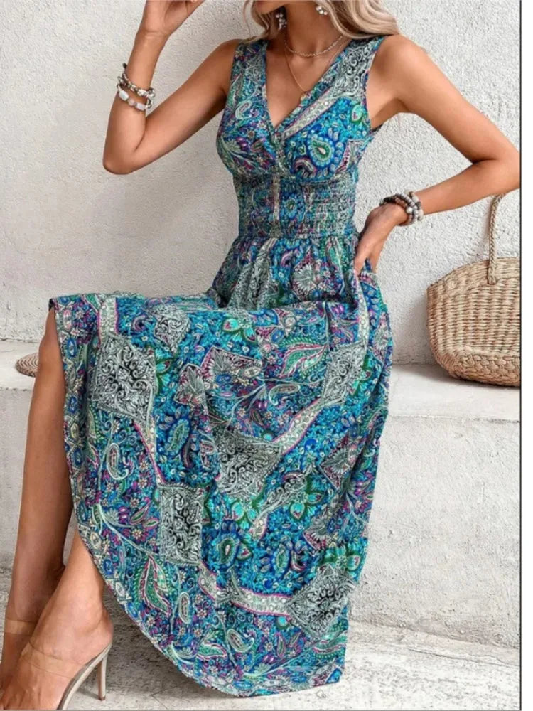 Casual Holiday Female Fashion Summer Boho Dress