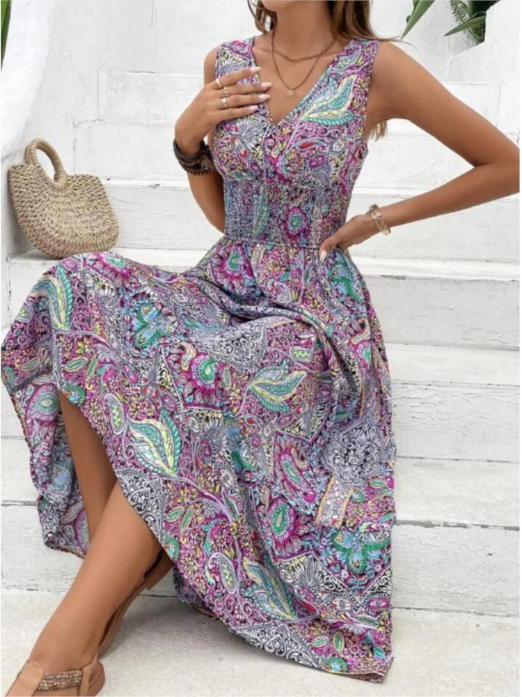 Casual Holiday Female Fashion Summer Boho Dress