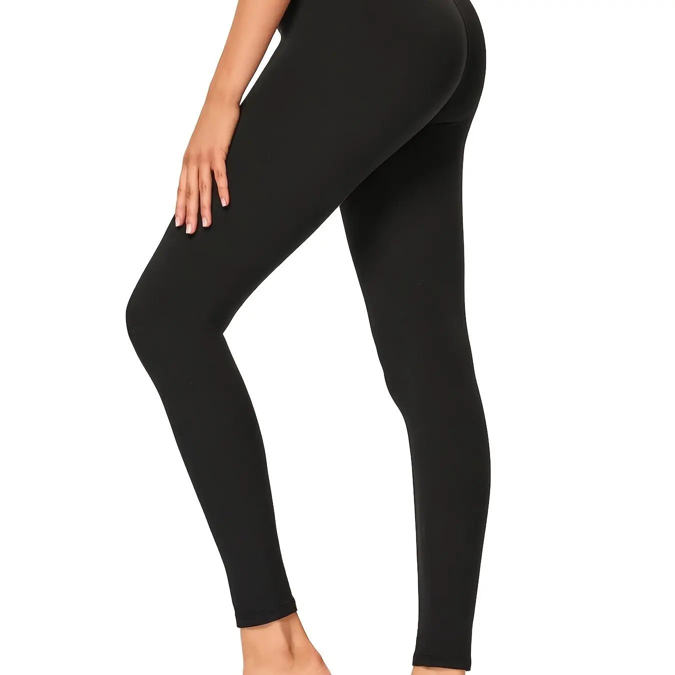 Super Soft High Waisted Tummy Control No See Through Workout Running Tights Women's Activewear Leggings