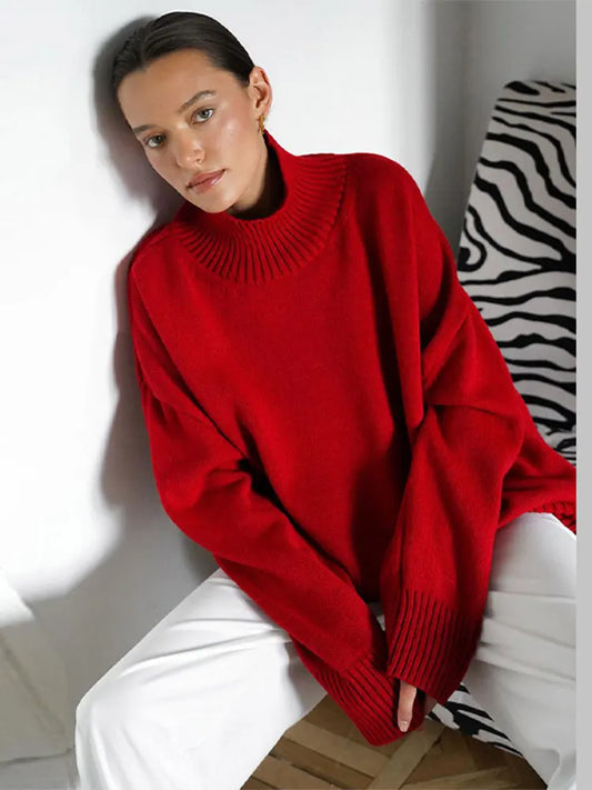 Casual Solid Color Long Sleeve Sweater