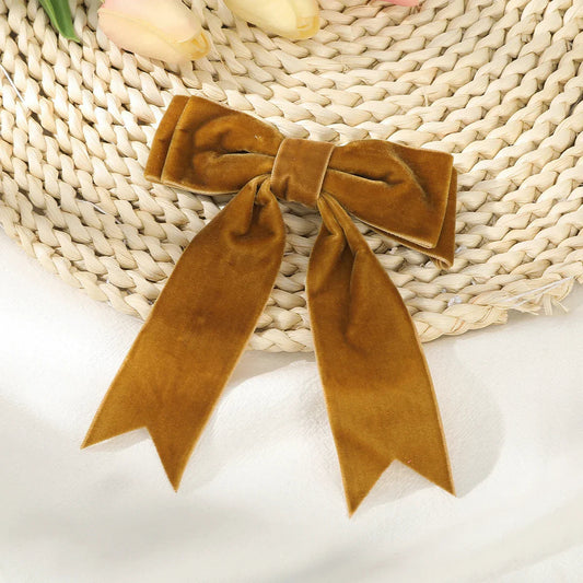 French Red Black Fashion New Year Festival Christmas Hair Accessory Brown Accessories-L