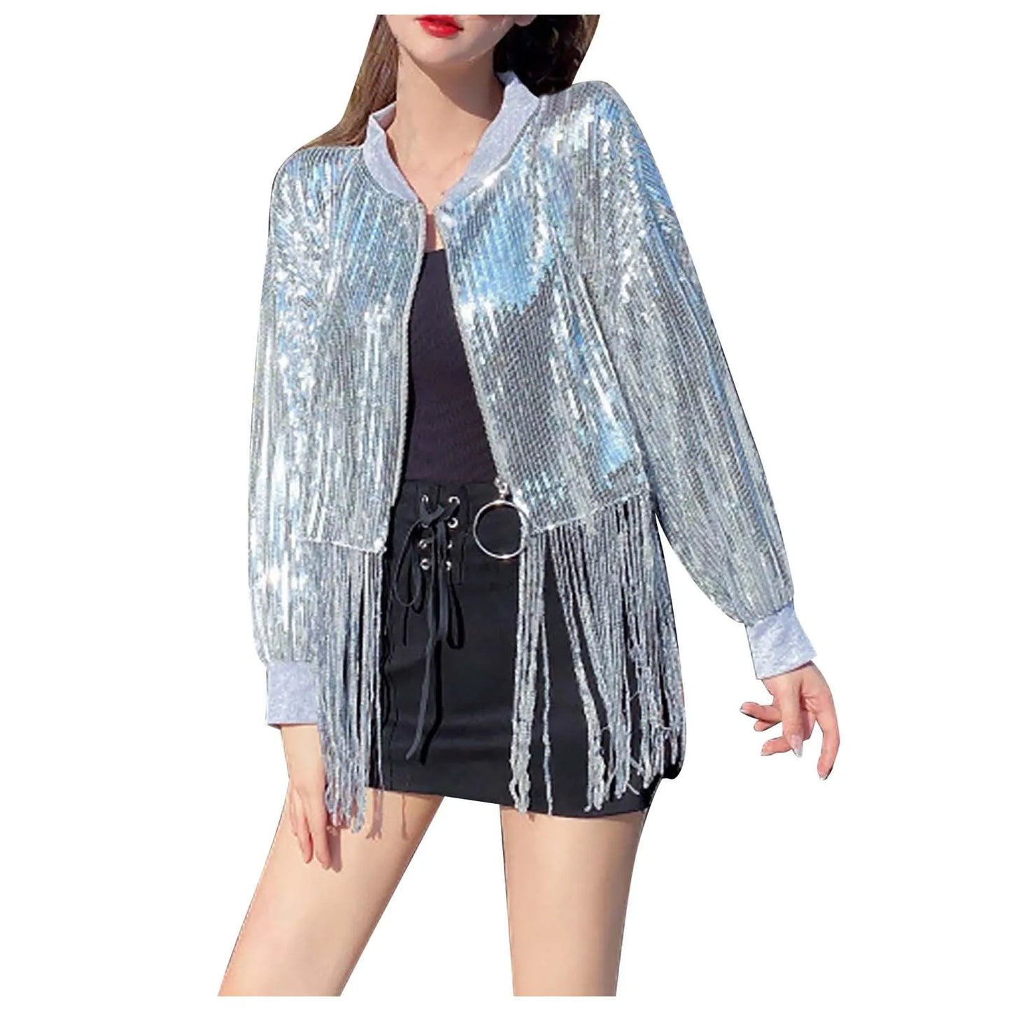 Trendy Party Stylish Chic Elegant Fashionable Versatile Classic Elegant Jacket