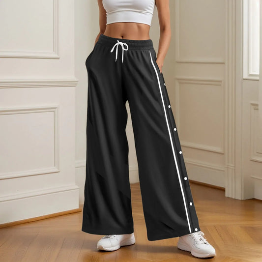 Retro Wide Leg High Street Cargo Pants