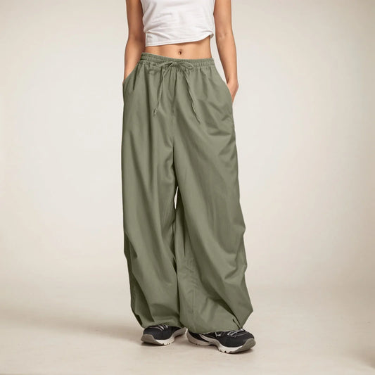 Casual Wide Leg Sweatpants with Pockets