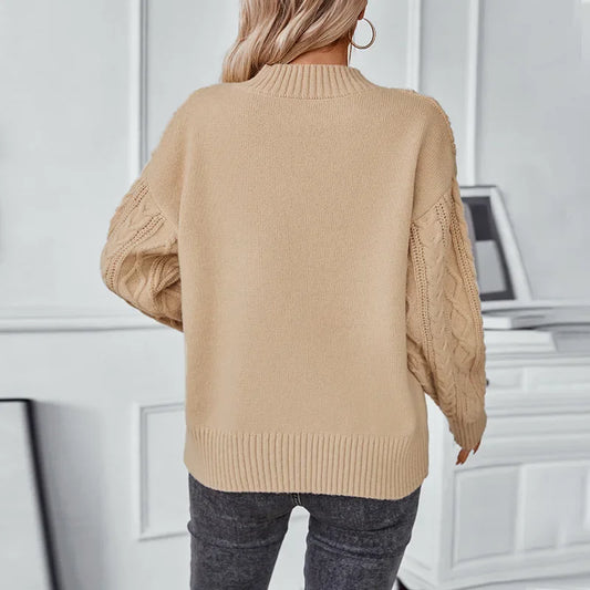 Khaki Cardigan Streetwear Sweater