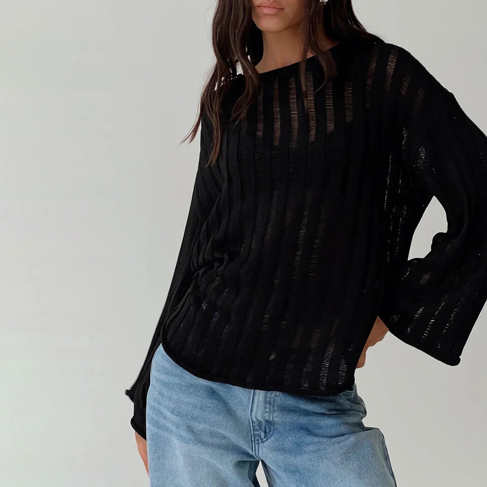 Solid Color Loose Warm Sweater