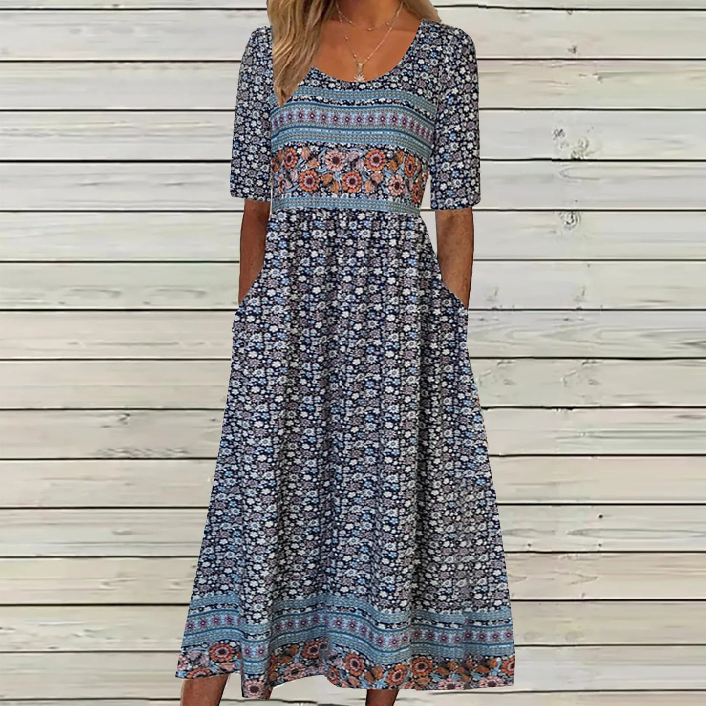 Casual Comfort Elegant Beach Summer Boho Dress