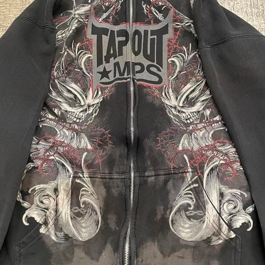 Tapout Graphic Oversized Hoodie