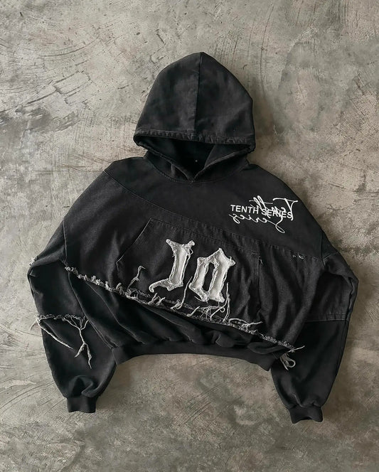 Character Graphic Black Hoodie