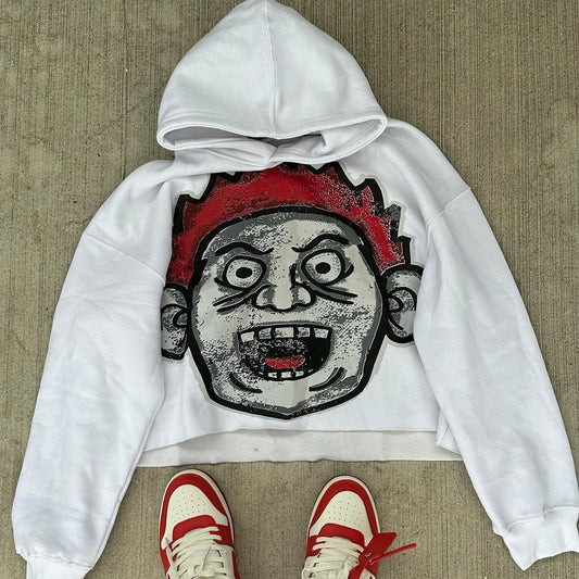 Cartoon Graphic Oversized Hoodie