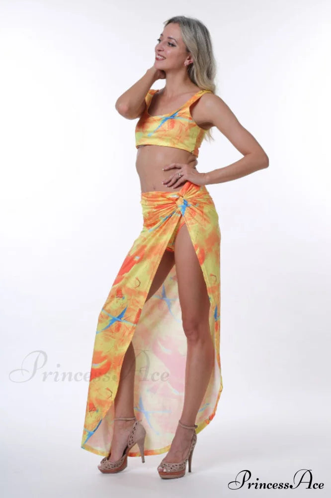 A In Girls Charming Cover Up Set