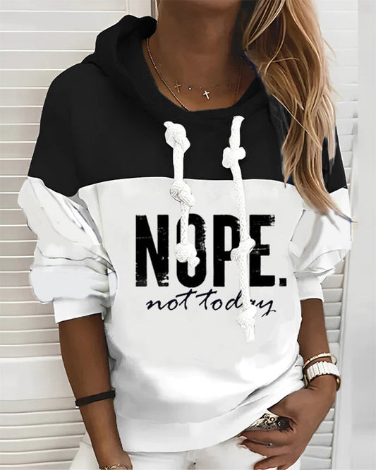 Letter Printed Casual Hoodie White 2023 f/w 23BF cardigans Clothes hoodies & sweatshirts spring Tops/Blouses