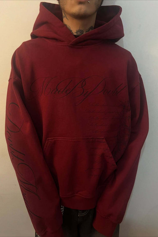 Letter Graphic Pullover Hoodie
