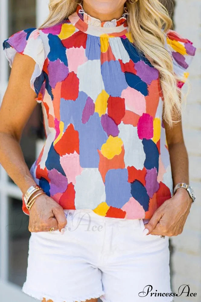 Abstract Print Top | Dress In Beauty