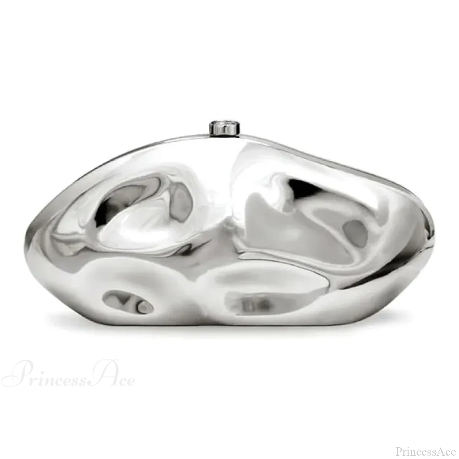 Acrylic Geometric Shape Evening Wristlet silver wristlet-250126