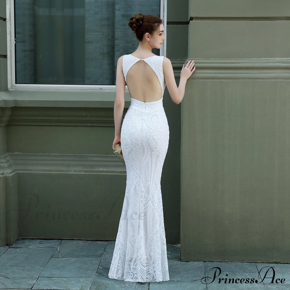 Ada Sequin Stylish Mermaid Dress S.o. Long Dresses