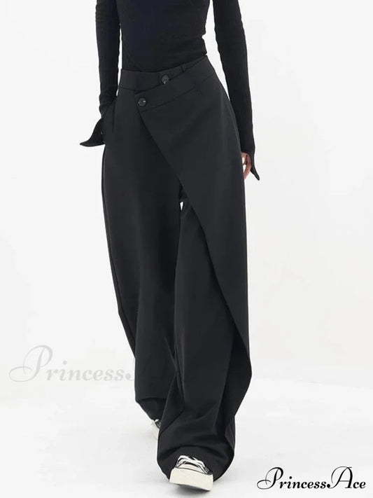 Aesthetic Y2K High Waist Halloween Pants Black / S