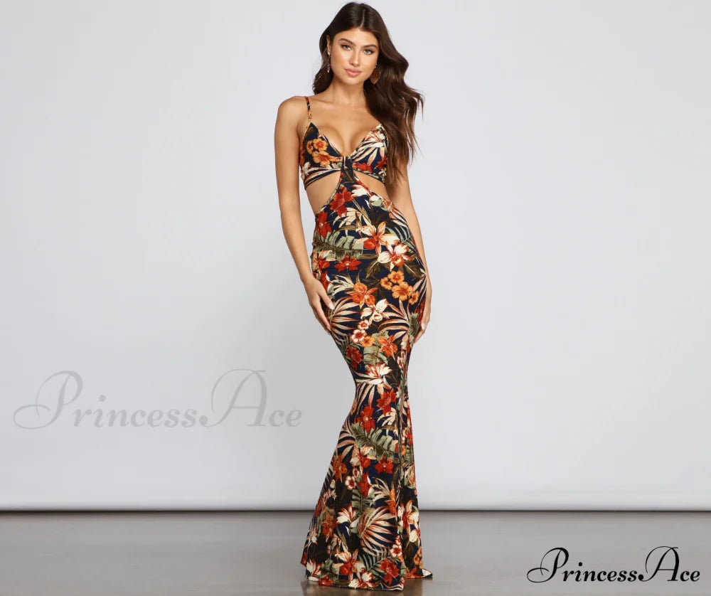 All Eyes On Me Floral Eyelet Maxi Dress - Lady Occasions