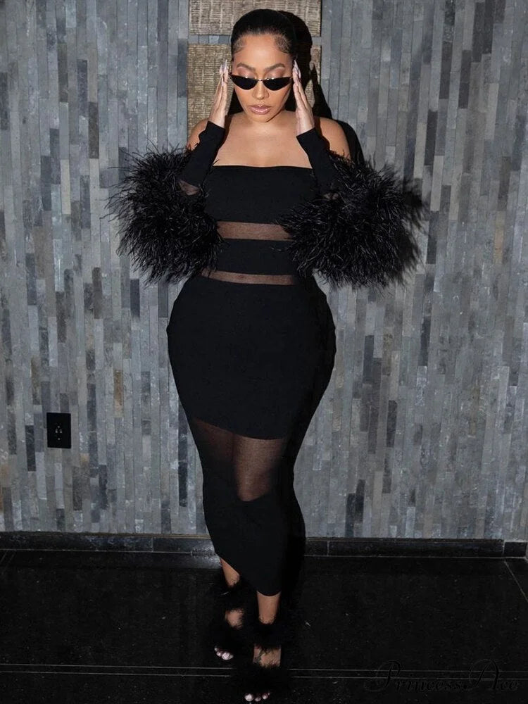 Amalia Elegant Midi Dress