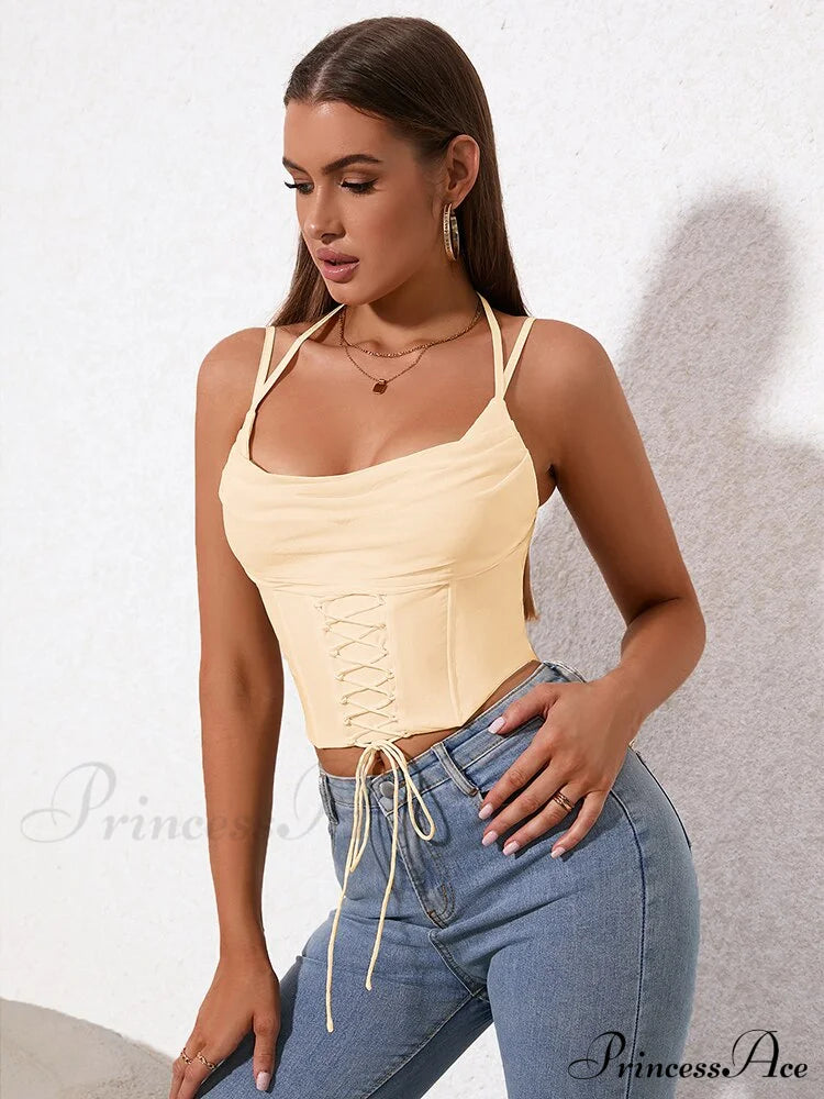 Amber Elegant Crop Top
