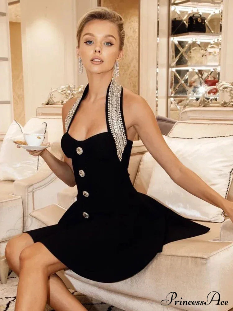 Amina Elegant Mini Dress