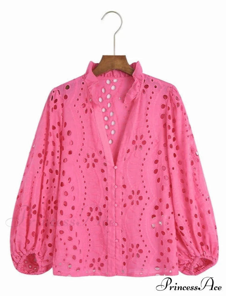 Antalina Blouse Pink / S Tops & Blouses