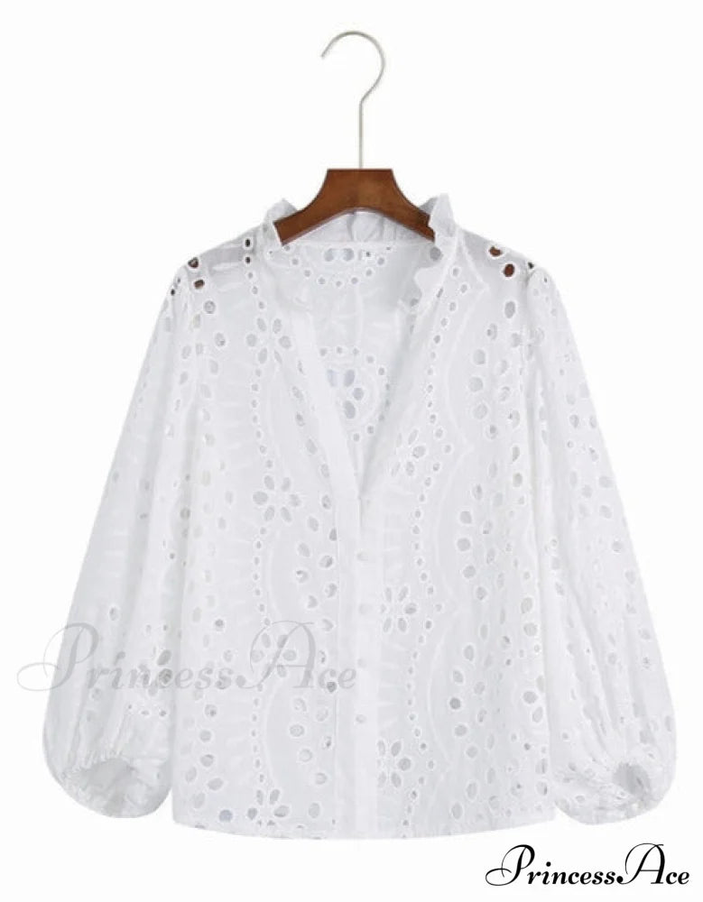 Antalina Blouse White / S Tops & Blouses