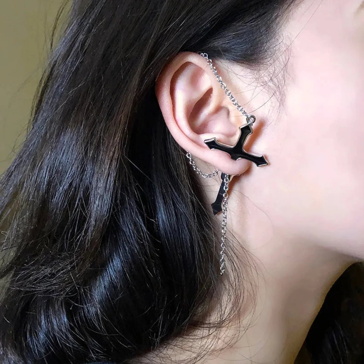 Antique Dim Gothic Blade Stiletto Earring color7