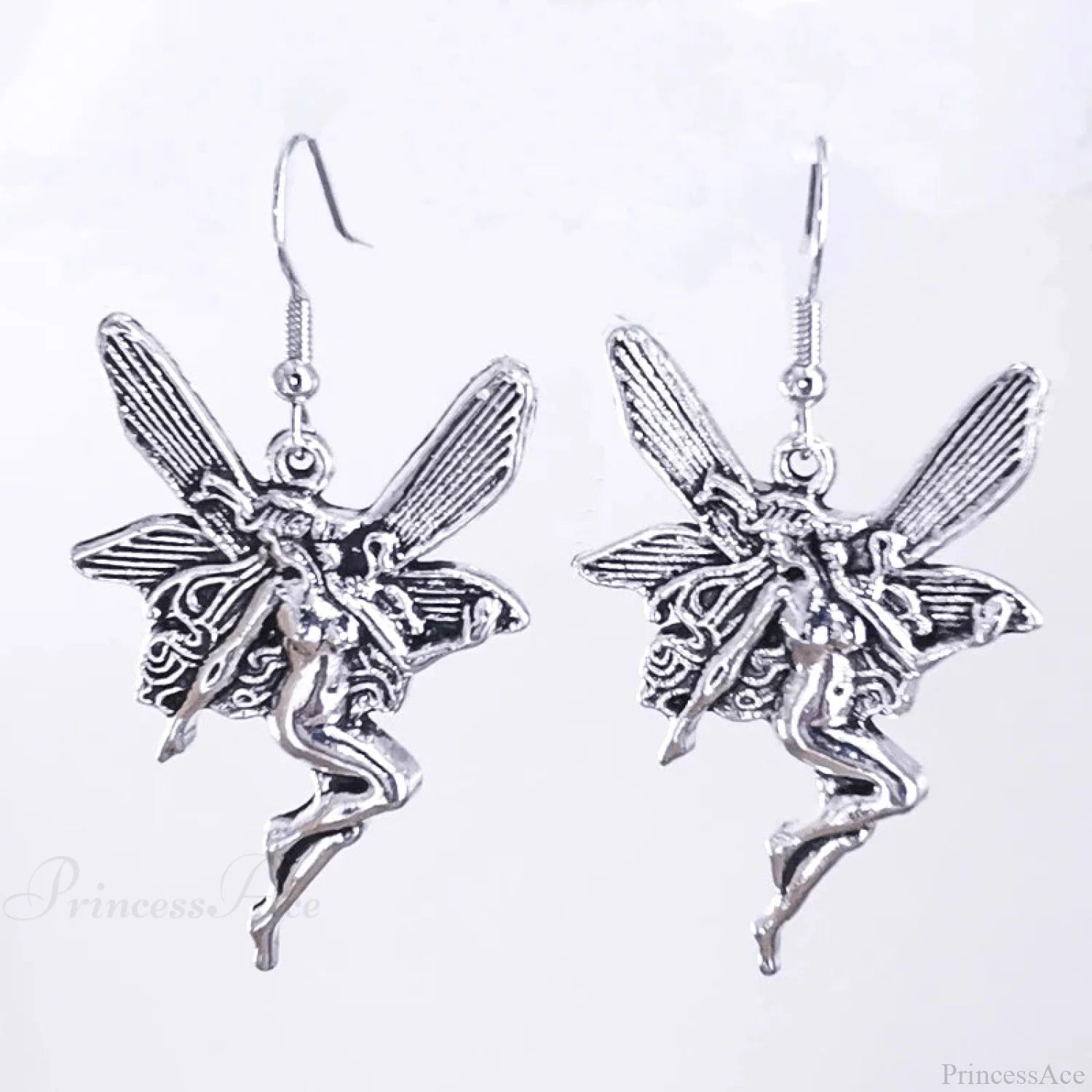 Antique Fairy Wings Grunge Dangling Earring color1