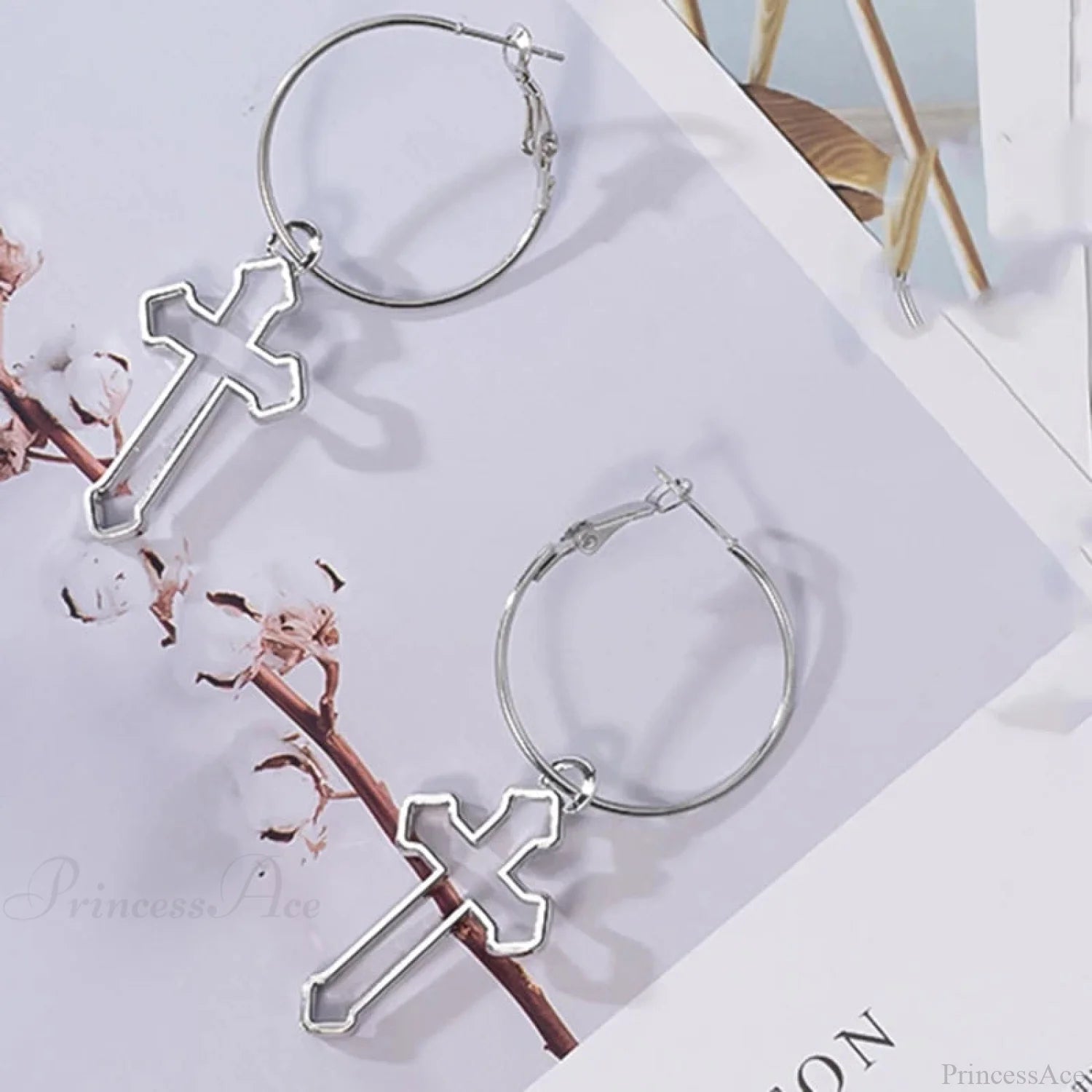 Antique Fairy Wings Grunge Dangling Earring color15