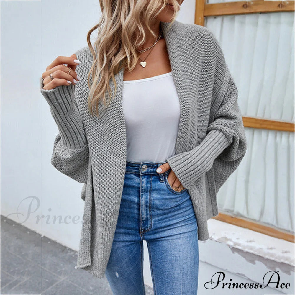 Arm Batwing Cardigan Coats