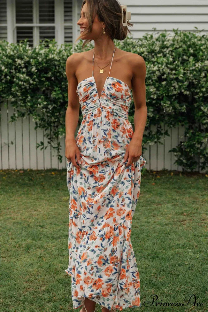 Asiah Halter Neck Maxi Dress | Dress In Beauty